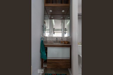 Banheiro de kitnet/studio para alugar com 1 quarto, 34m² em Brooklin Paulista, São Paulo