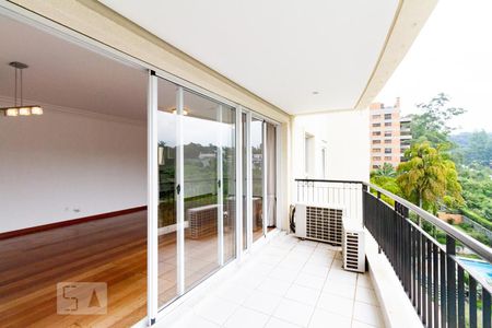 Varanda da Sala de apartamento para alugar com 3 quartos, 129m² em Real Parque, São Paulo