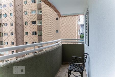 Varanda da Sala de apartamento à venda com 3 quartos, 105m² em Vila Valparaíso, Santo André