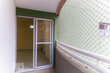 Varanda da Sala de apartamento à venda com 3 quartos, 105m² em Vila Valparaíso, Santo André