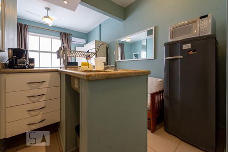 Studio para alugar com 30m², 1 quarto e sem vaga Studio para alugar com 30m², 1 quarto e sem vagaCozinha