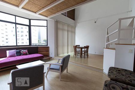 Sala de apartamento para alugar com 1 quarto, 96m² em Bela Vista, São Paulo