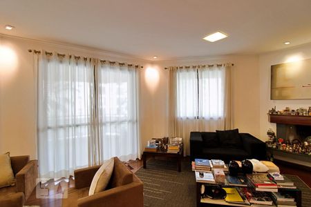 Sala de apartamento à venda com 3 quartos, 198m² em Jardim Parque Morumbi, São Paulo