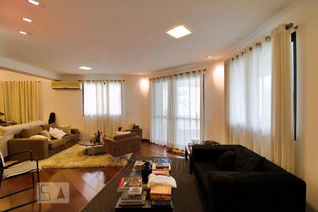 Sala de apartamento à venda com 3 quartos, 198m² em Jardim Parque Morumbi, São Paulo