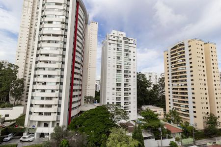 Vista da Sala de apartamento para alugar com 2 quartos, 100m² em Brooklin Paulista, São Paulo