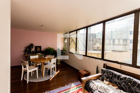 Sala de apartamento à venda com 3 quartos, 135m² em Vila Bastos, Santo André