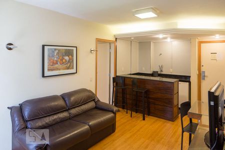 Sala de apartamento para alugar com 1 quarto, 48m² em Funcionários, Belo Horizonte