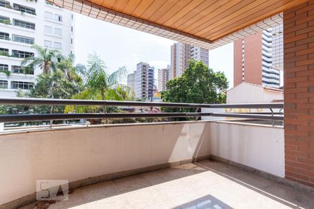 Varanda da Sala de apartamento para alugar com 5 quartos, 240m² em Cambuí, Campinas