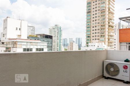 Varanda da sala 1 de apartamento para alugar com 3 quartos, 312m² em Jardim Paulistano, São Paulo
