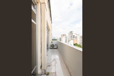 Varanda da sala 1 de apartamento para alugar com 3 quartos, 312m² em Jardim Paulistano, São Paulo