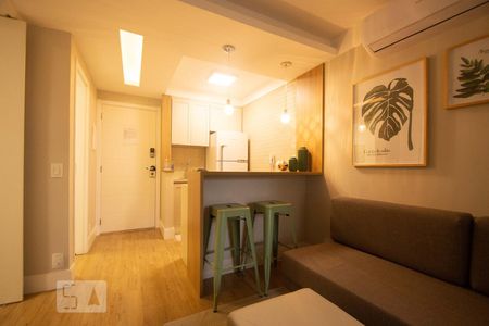 Sala de apartamento para alugar com 1 quarto, 36m² em Cidade Monções, São Paulo