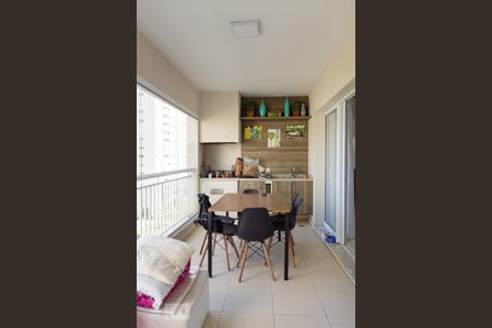 Varanda gourmet de apartamento à venda com 3 quartos, 146m² em Santa Paula, São Caetano do Sul