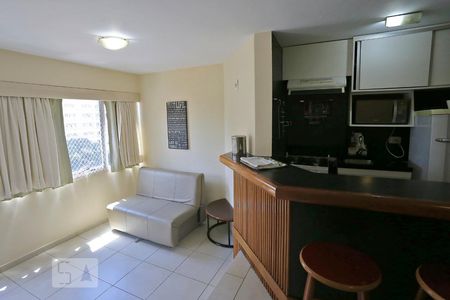 Sala de apartamento para alugar com 1 quarto, 49m² em Cidade Monções, São Paulo