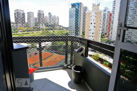 Varanda de apartamento para alugar com 1 quarto, 49m² em Cidade Monções, São Paulo