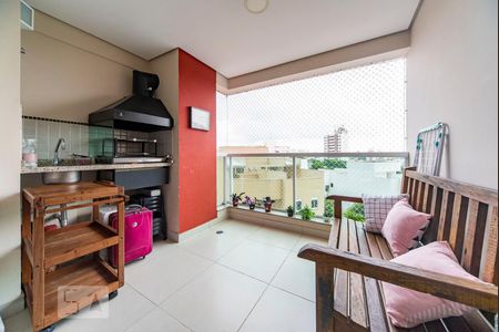 Varanda gourmet de apartamento à venda com 2 quartos, 79m² em Campestre, Santo André