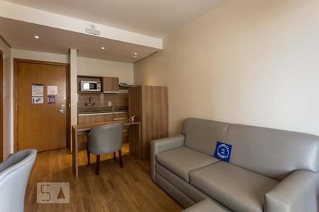 Sala e cozinha de apartamento para alugar com 1 quarto, 38m² em Praia de Belas, Porto Alegre