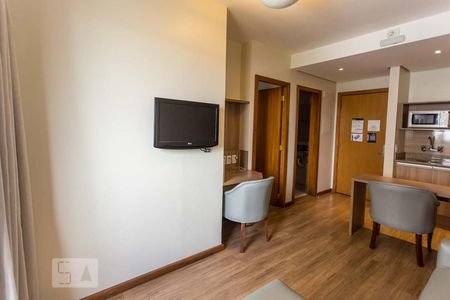 Sala e cozinha de apartamento para alugar com 1 quarto, 38m² em Praia de Belas, Porto Alegre