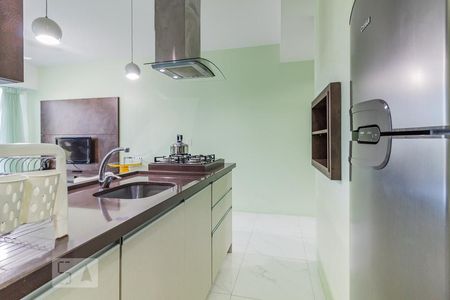 Cozinha de apartamento para alugar com 1 quarto, 40m² em Praia de Belas, Porto Alegre