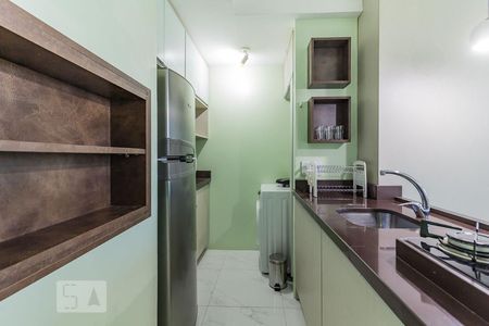 Cozinha de apartamento para alugar com 1 quarto, 40m² em Praia de Belas, Porto Alegre