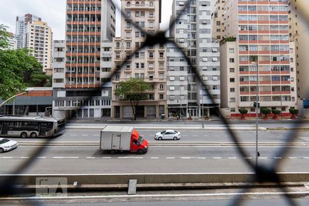 Vista da Varanda de apartamento à venda com 1 quarto, 38m² em Bela Vista, São Paulo