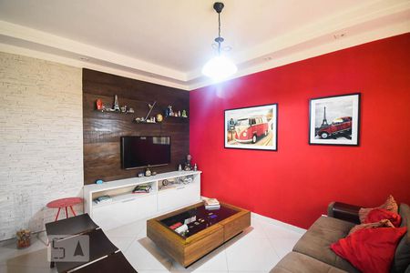 Sala de tv de casa de condomínio à venda com 3 quartos, 136m² em Jardim Ampliação, São Paulo