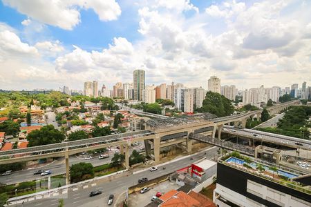 Vista da Varanda de apartamento para alugar com 1 quarto, 51m² em Campo Belo, São Paulo