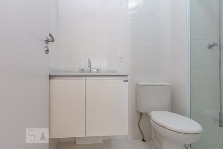 Banheiro da Suite de apartamento à venda com 2 quartos, 49m² em Santo Amaro, São Paulo