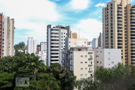Vista da varanda da sala de apartamento à venda com 3 quartos, 110m² em Real Parque, São Paulo