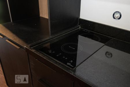 Cozinha de kitnet/studio para alugar com 1 quarto, 26m² em Pinheiros, São Paulo