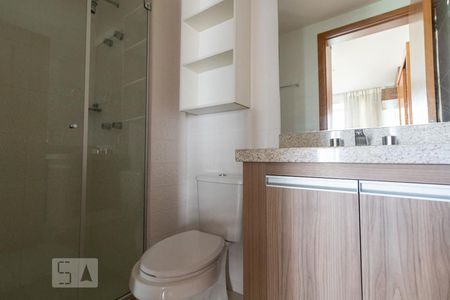 Banheiro de apartamento para alugar com 1 quarto, 33m² em Sul (águas Claras), Brasília