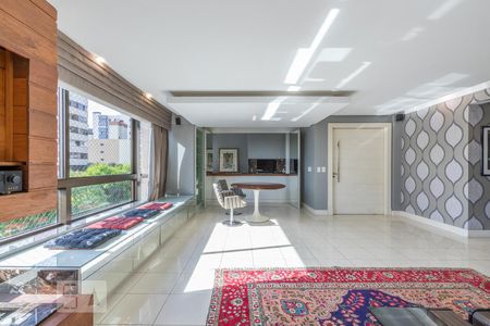 Sala de apartamento à venda com 4 quartos, 168m² em Petrópolis, Porto Alegre