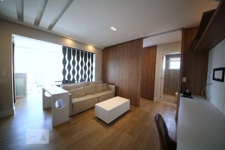 Sala de apartamento à venda com 1 quarto, 41m² em Cidade Monções, São Paulo