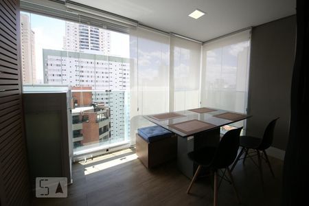 Varanda de apartamento à venda com 1 quarto, 41m² em Cidade Monções, São Paulo