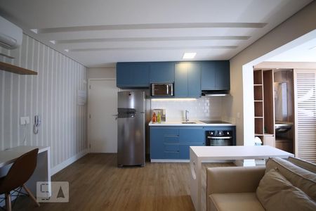 Cozinha de apartamento à venda com 1 quarto, 41m² em Cidade Monções, São Paulo