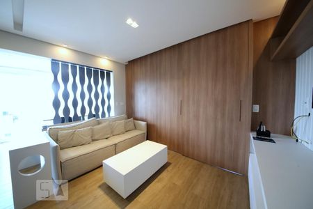 Sala -Suíte - Porta Fechada de apartamento à venda com 1 quarto, 41m² em Cidade Monções, São Paulo