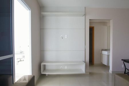 Detalhe da Sala - Armários de apartamento para alugar com 1 quarto, 48m² em Setor Bueno, Goiânia