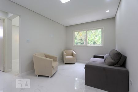 Sala de apartamento para alugar com 1 quarto, 40m² em Vila Andrade, São Paulo