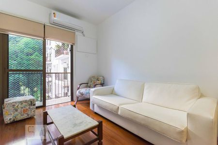 Sala de Estar - Ar condicionado de apartamento à venda com 2 quartos, 75m² em Jardim Botânico, Rio de Janeiro