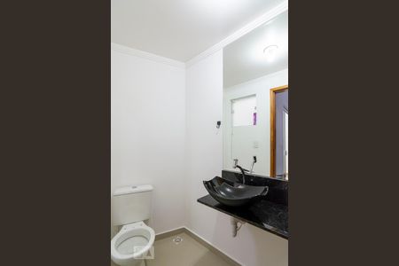 Lavabo de apartamento à venda com 2 quartos, 74m² em Vila Bela Vista, Santo André