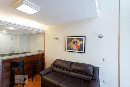 Sala de apartamento para alugar com 1 quarto, 50m² em Funcionários, Belo Horizonte