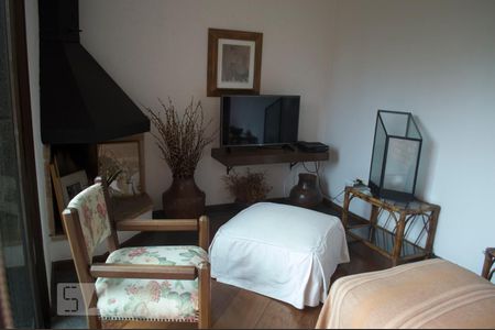 Sala da Lareira de apartamento à venda com 3 quartos, 125m² em Jardim Ampliação, São Paulo