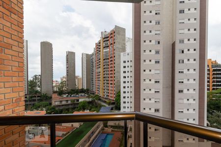 Varanda da Sala de apartamento à venda com 1 quarto, 49m² em Jardim Ampliacao, São Paulo