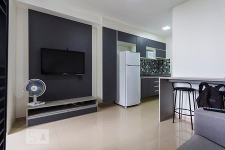 Sala de apartamento para alugar com 1 quarto, 25m² em Mirandópolis, São Paulo