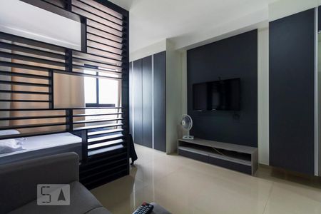 Sala de apartamento para alugar com 1 quarto, 25m² em Mirandópolis, São Paulo