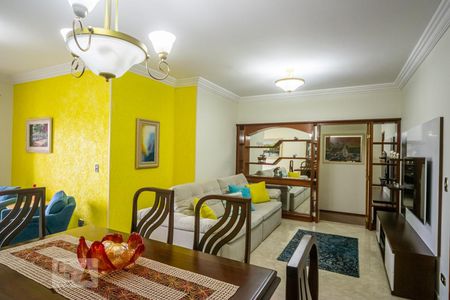 Sala de apartamento à venda com 3 quartos, 117m² em Santo Antônio, São Caetano do Sul