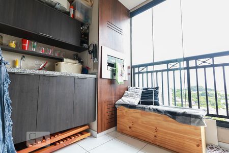 Varanda gourmet de apartamento à venda com 2 quartos, 60m² em Vila Osasco, Osasco