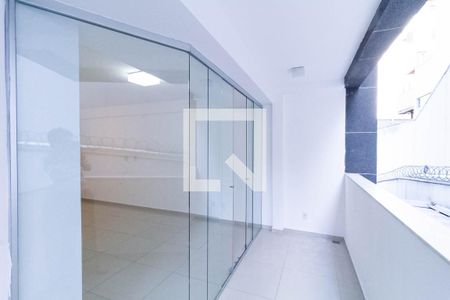 Varanda da sala  de apartamento à venda com 3 quartos, 82m² em Paquetá, Belo Horizonte