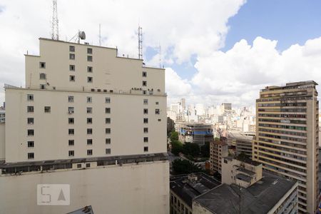 Vista da Varanda de kitnet/studio à venda com 1 quarto, 23m² em Centro, São Paulo