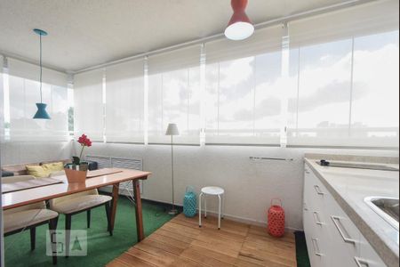 Varanda de kitnet/studio para alugar com 1 quarto, 42m² em Jardim Novo Santo Amaro, São Paulo