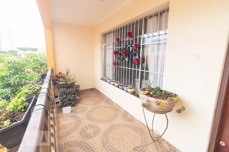 Varanda da Sala de casa à venda com 4 quartos, 329m² em Vila Curuca, Santo André